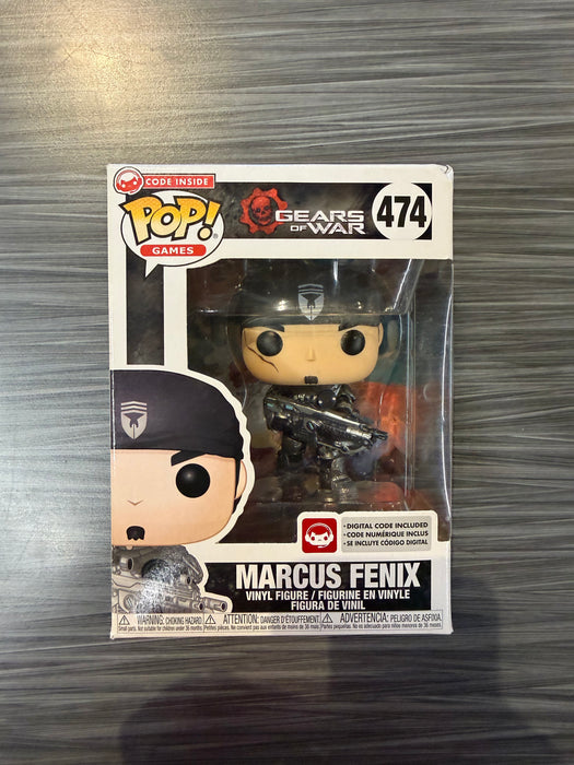 Funko POP! Games: Gears of War - Marcus Fenix (Damaged Box*) #474