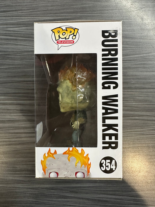 Funko POP! Television: The Walking Dead - Burning Walker (2016 SDCC)(Damaged Box) #354