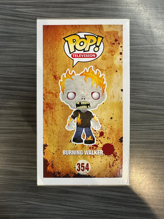 Funko POP! Television: The Walking Dead - Burning Walker (2016 SDCC)(Damaged Box) #354