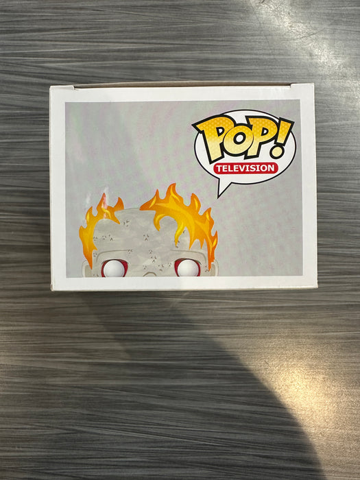 Funko POP! Television: The Walking Dead - Burning Walker (2016 SDCC)(Damaged Box) #354