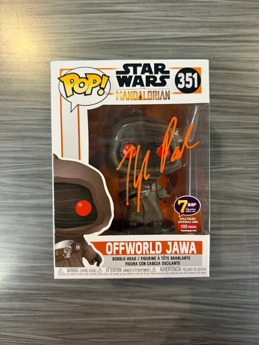 Funko POP! Star Wars: Offworld Jawa (7BAP 105pcs)(Signed/Kyle Pacek/JSA)(Damaged Box) #351