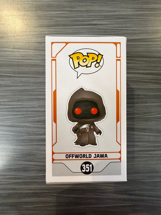 Funko POP! Star Wars: Offworld Jawa (7BAP 105pcs)(Signed/Kyle Pacek/JSA)(Damaged Box) #351