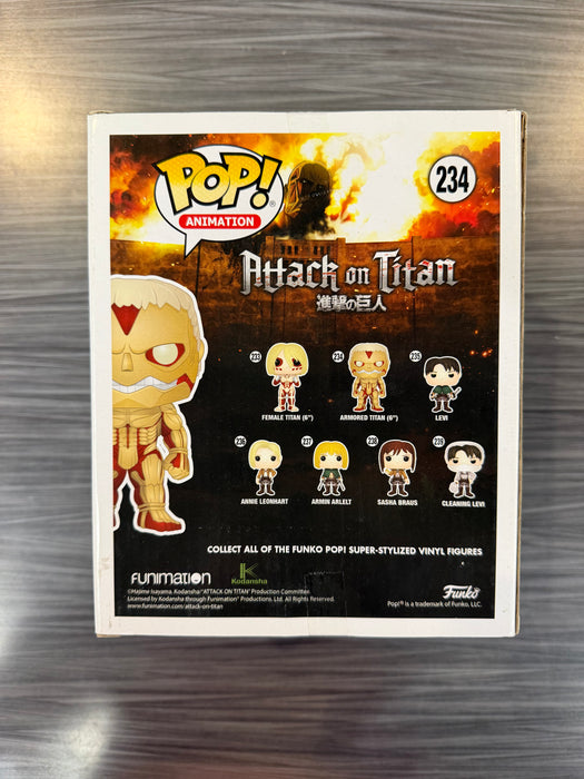 Funko POP! Animation: Attack on Titan - Armored Titan [6-Inch](Damaged Box*) #234