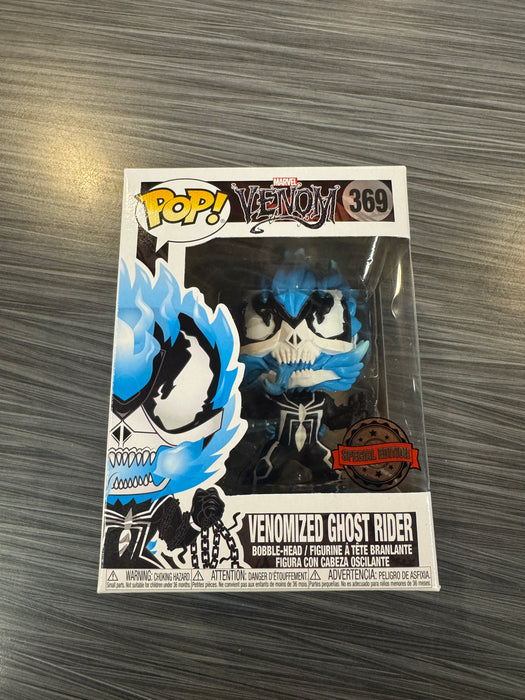 Funko POP! Marvel Venom: Venomized Ghost Rider [Blue](Special Edition)(Damaged Box)[B]  #369