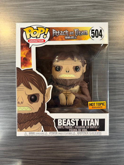 Funko POP! Animation: Attack on Titan - Beast Titan (Hot Topic)(Damaged Box)[B] #504