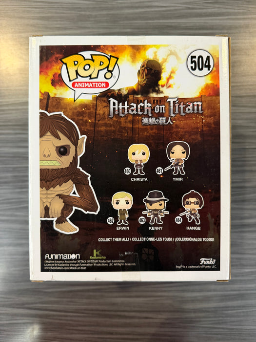 Funko POP! Animation: Attack on Titan - Beast Titan (Hot Topic)(Damaged Box)[B] #504
