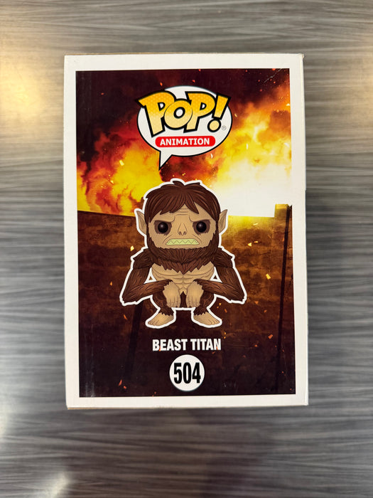 Funko POP! Animation: Attack on Titan - Beast Titan (Hot Topic)(Damaged Box)[B] #504