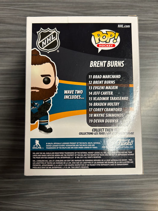 Funko POP! Hockey: San Jose Sharks - Brent Burns (Signed/Brent Burns/Fanatics)(Damaged Box) #12