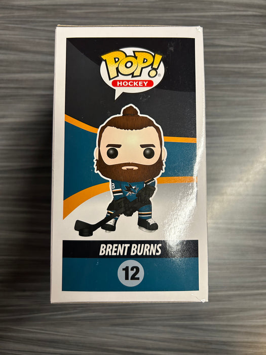 Funko POP! Hockey: San Jose Sharks - Brent Burns (Signed/Brent Burns/Fanatics)(Damaged Box) #12