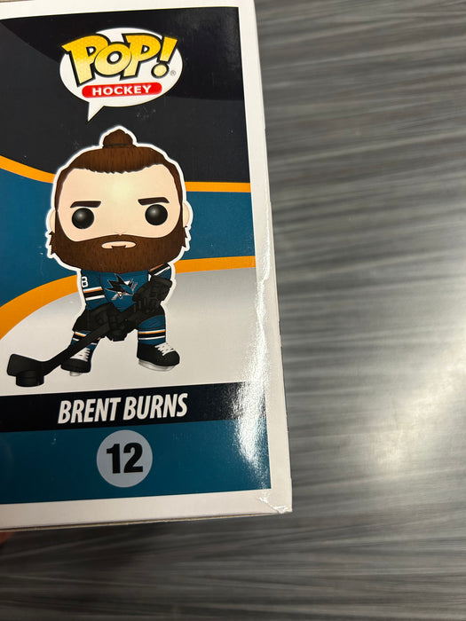Funko POP! Hockey: San Jose Sharks - Brent Burns (Signed/Brent Burns/Fanatics)(Damaged Box) #12