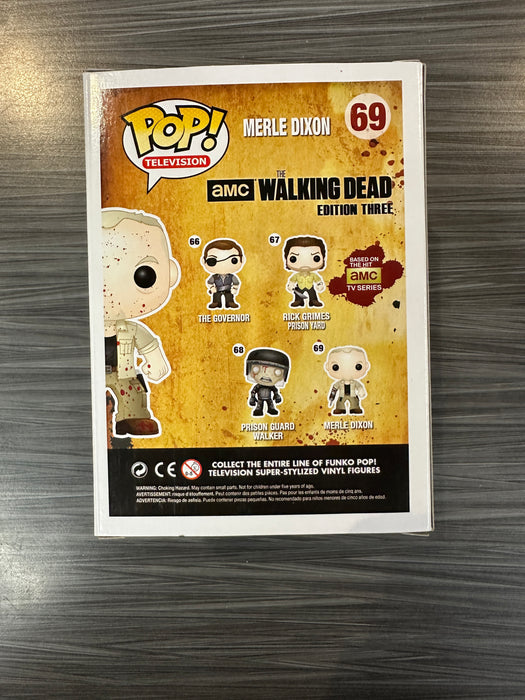 Funko POP! Television: The Walking Dead - Merle Dixon (2013 Convention Exclusive)(Damaged Box) [B] #69