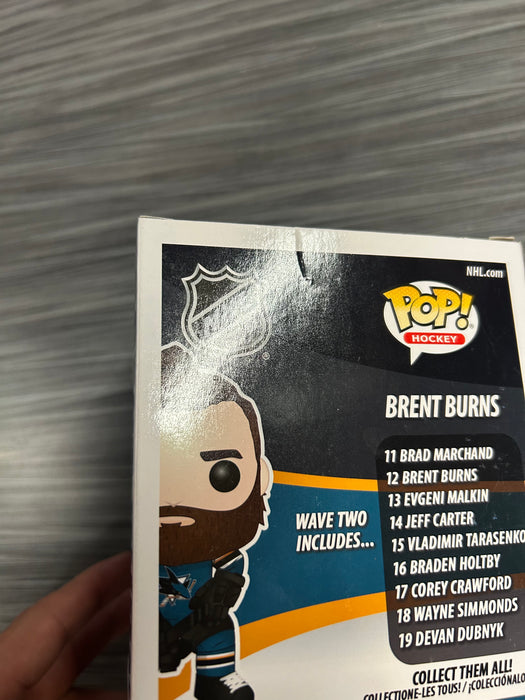 Funko POP! Hockey: San Jose Sharks - Brent Burns (Signed/Brent Burns/Fanatics)(Damaged Box) #12