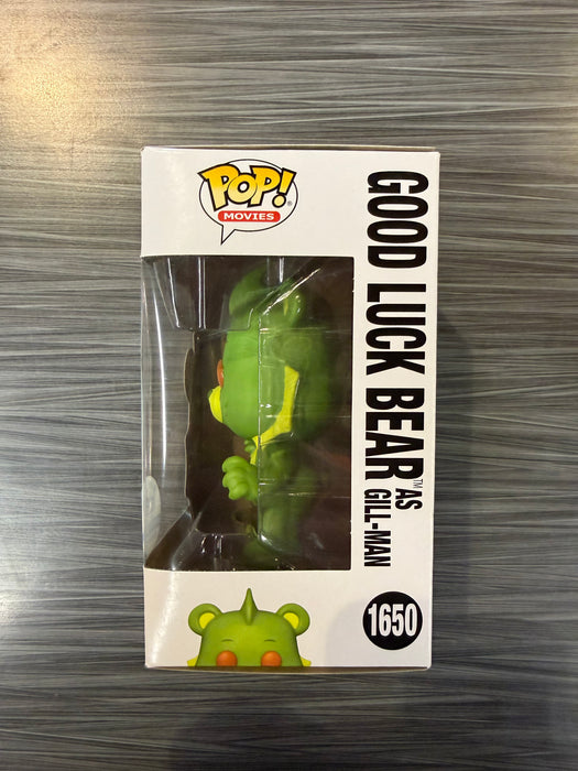 Funko POP! Movies: Care Bears x Monsters - Good Luck Bear As Gill-man (Funko 5000 Pcs)(Damaged Box*) #1650