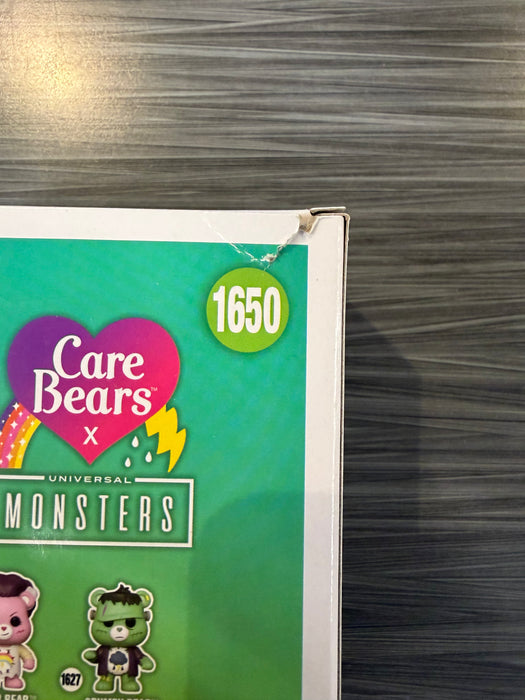 Funko POP! Movies: Care Bears x Monsters - Good Luck Bear As Gill-man (Funko 5000 Pcs)(Damaged Box*) #1650