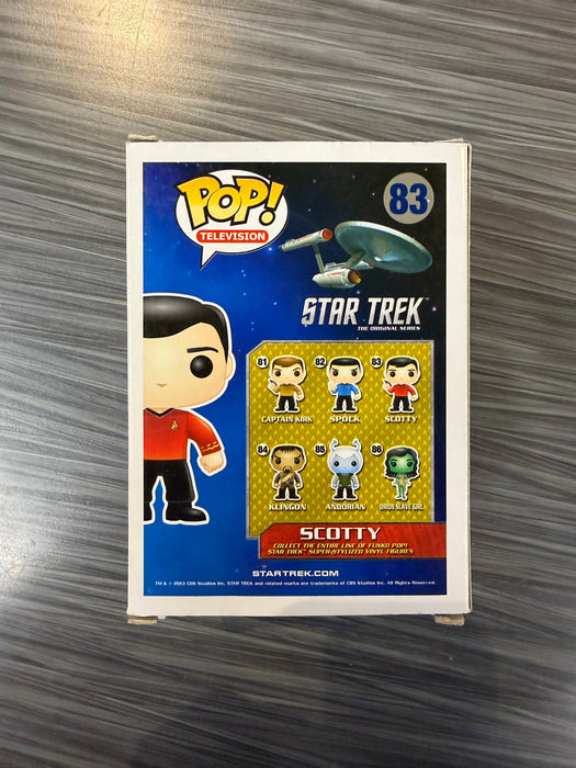 Funko POP! Television: Star Trek - Scotty (Damaged Box*) #83