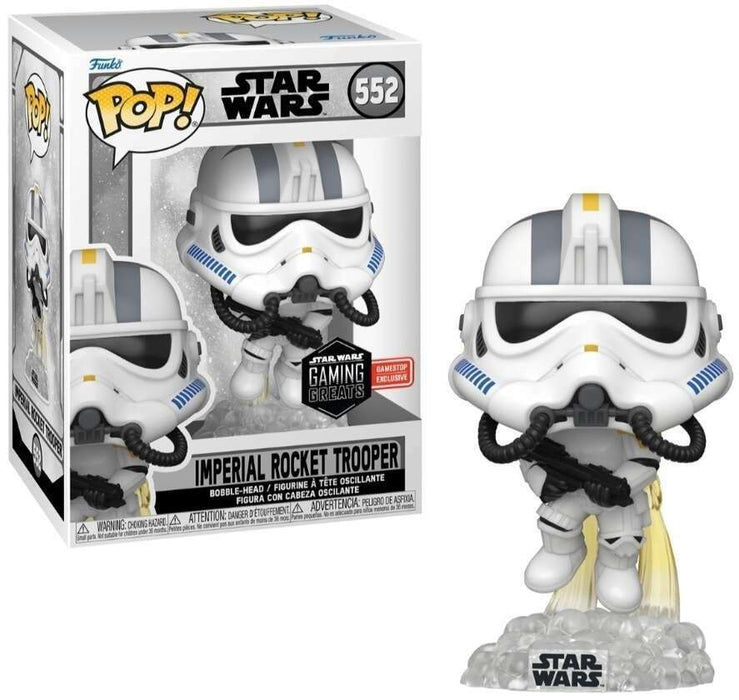 Funko POP! Star Wars: Imperial Rocket Trooper (Gaming Greats)(GameStop)(Damaged Box)  #552