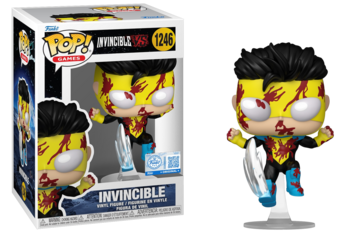 Funko POP! Games: Invincible VS - Invincible (Funko Sticker/Funko)(Damaged Box) #1246