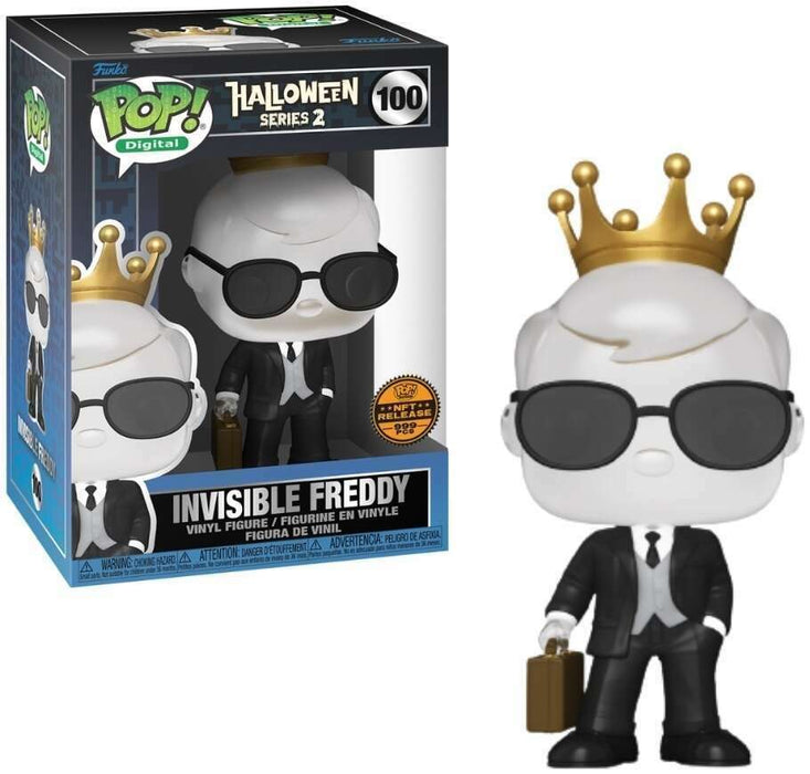Funko POP! Digital: Halloween Series 2- Invisible Freddy (NFT Release)(999 PCS)(Damaged Box)  #100