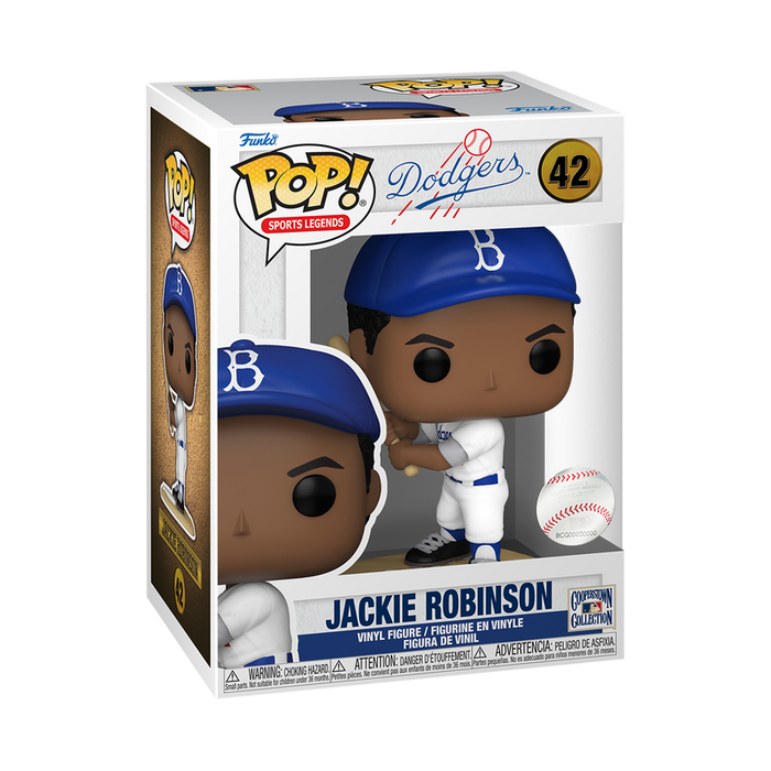 Funko POP! Sports Legends: Dodgers - Jackie Robinson [Batting] #42