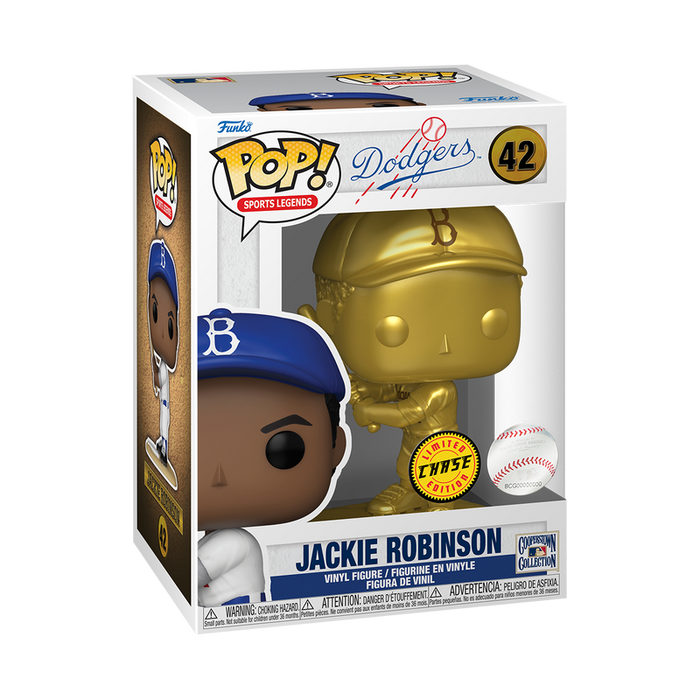 Funko POP! Sports Legends: Dodgers - Jackie Robinson [Batting](CHASE) #42