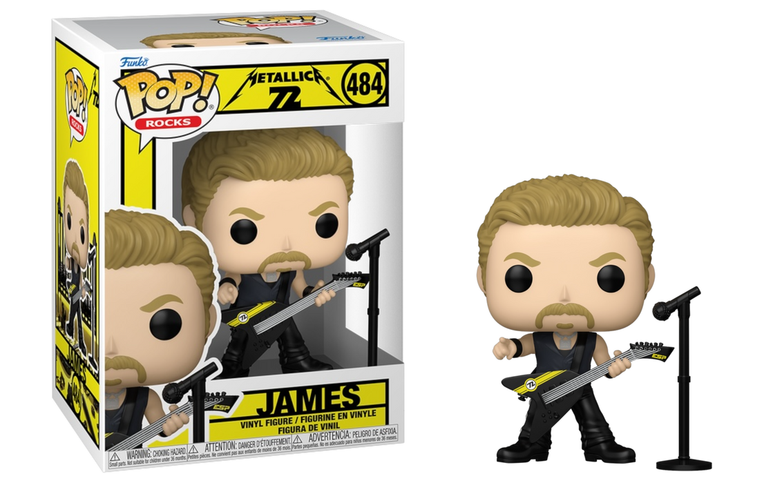 Funko POP! Rocks: Metallica 72 Season - James #484