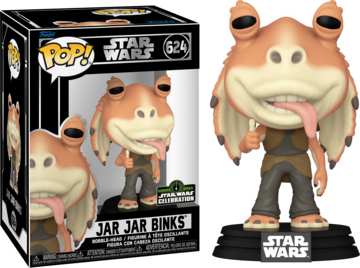 Funko POP! Star Wars: Jar Jar Binks (2023 Europe Star Wars Celebration)(Damaged Box) #624