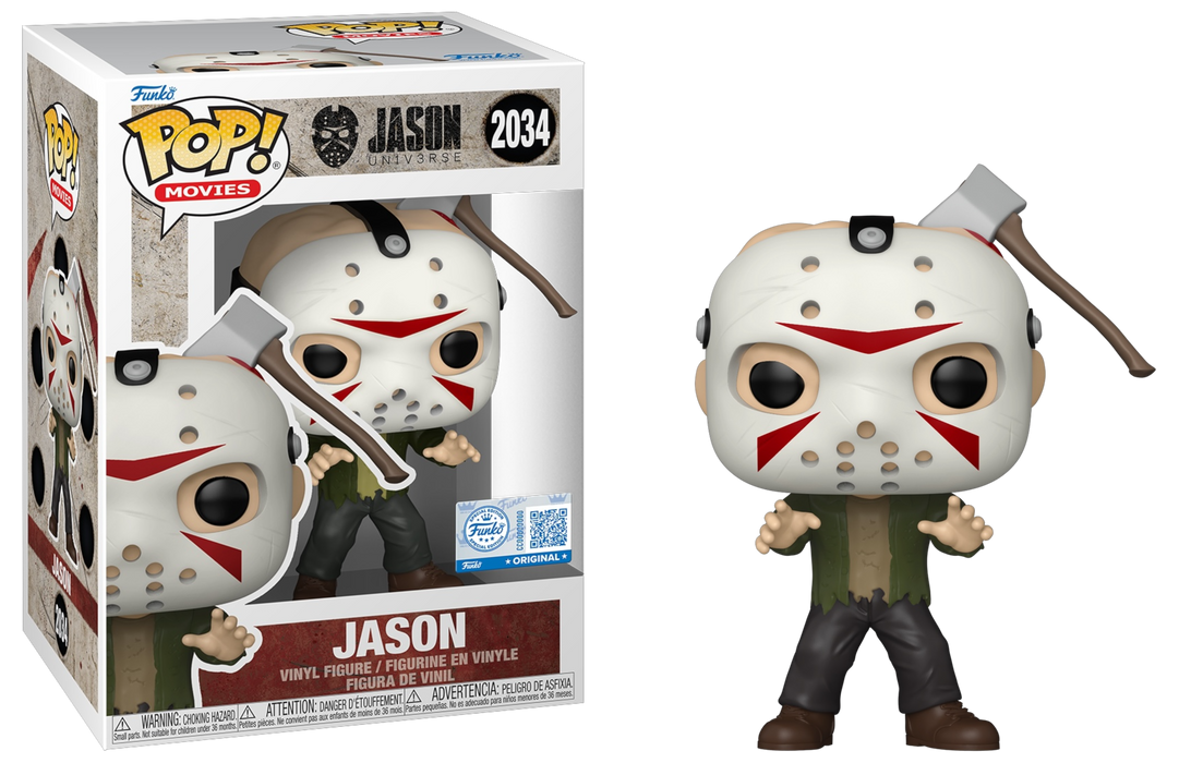 Funko POP! Movies: Jason Universe - Jason [Axe In Head] (Entertainment Earth) #2034