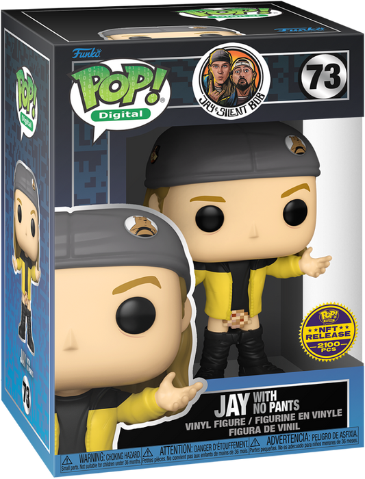 Funko POP! Digital: Jay & Silent Bob - Jay w/ No Pants (NFT Release)(2100 PCS) #73