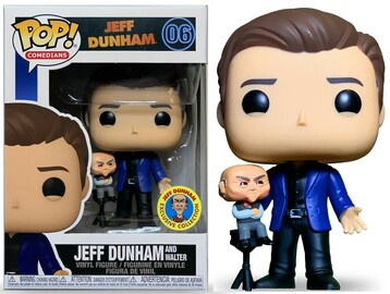 Funko POP! Comedians: Jeff Dunham And Walter[Blue Jacket](Jeff Dunham Exclusive)(Damaged Box*) #06