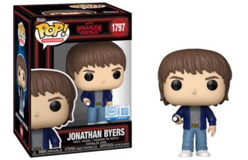 Funko POP! Television: Stranger Things - Jonathan Byers (Target/ Funko Sticker)(Damaged Box) #1797