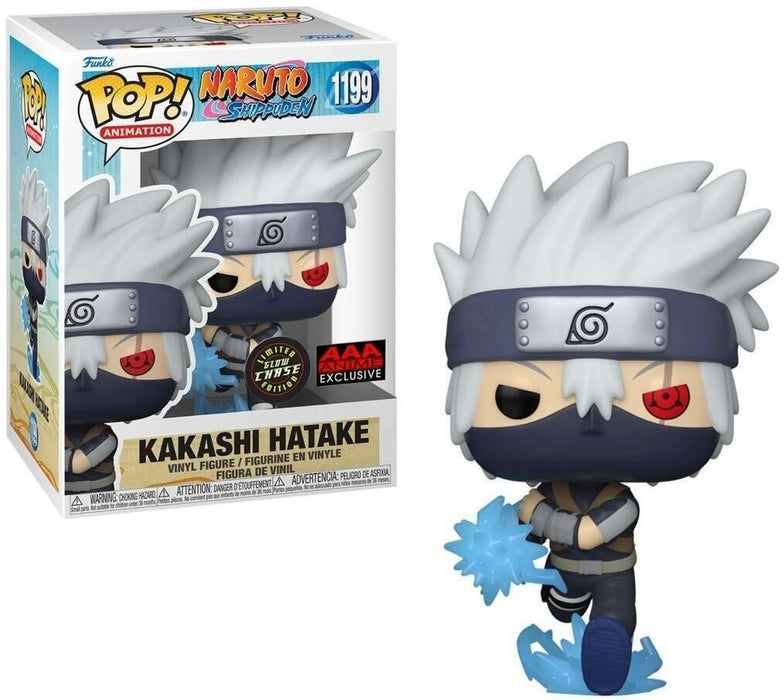Funko POP! Animation: Naruto Shippuden - Kakashi Hatake [Chidori](Glow CHASE)(AAA)(Damaged Box) #1199