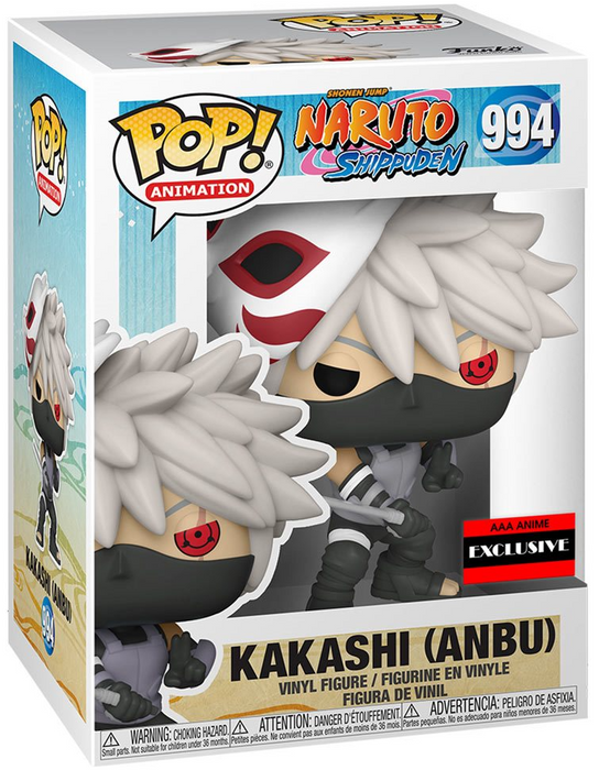 Funko POP! Animation: Naruto Shippuden - Kakashi (Anbu)(AAA Anime)(Damaged Box) #994