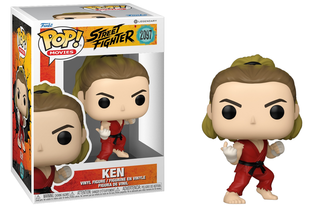 Funko POP! Movies: Street Fighter - Ken (Damaged Box) #2097
