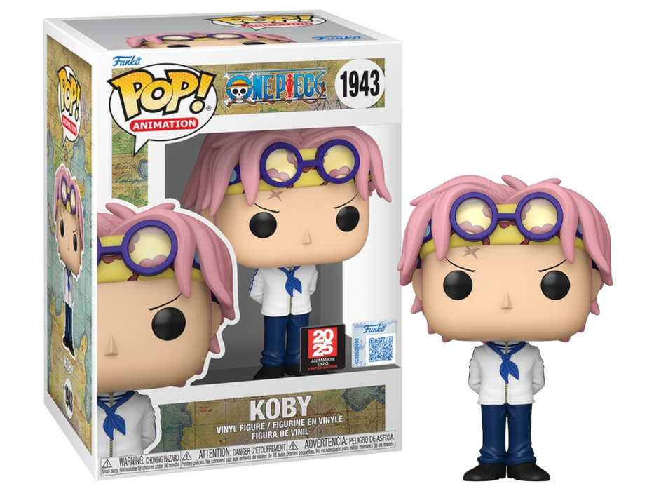 Funko POP! Animation: One Piece - Koby (2025 Animation Expo)(Damaged Box) #1943