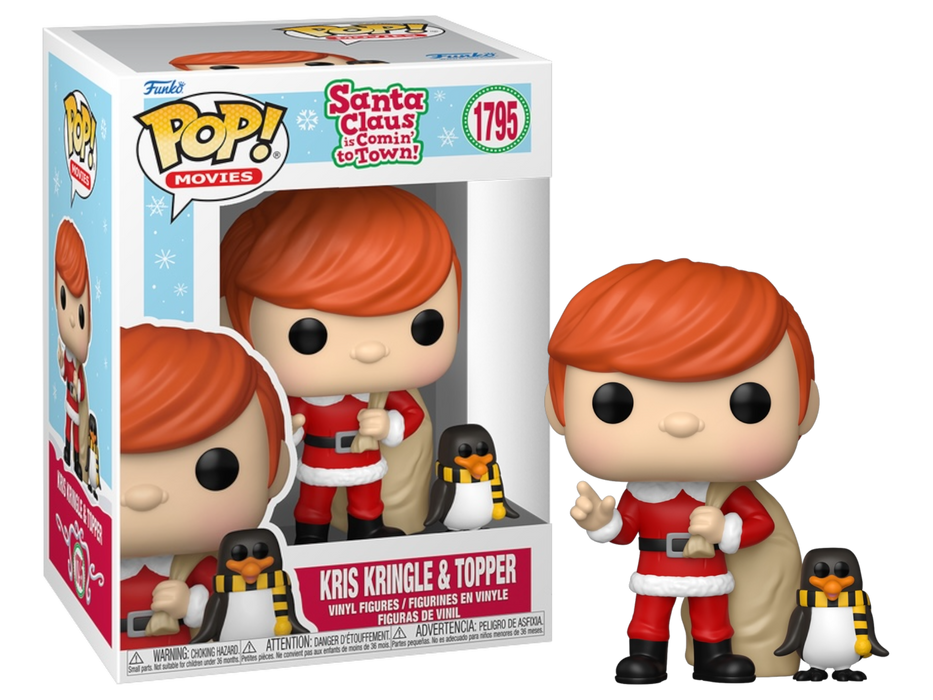 Funko POP! Movies: Santa Clause Is Comin' To Town - Kris Kringle & Topper #1795