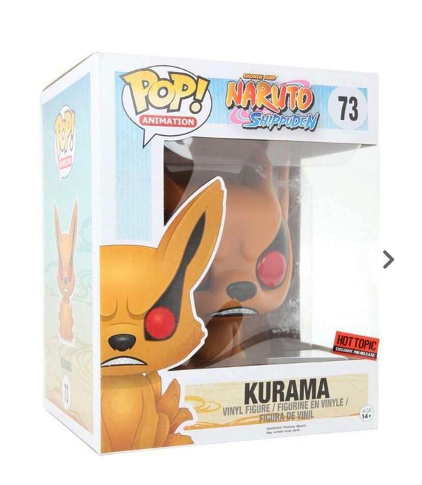 Funko POP! Animation: Naruto Shippuden - Kurama [6 Inch](Hot Topic Pre-Release)(Damaged Box) #73