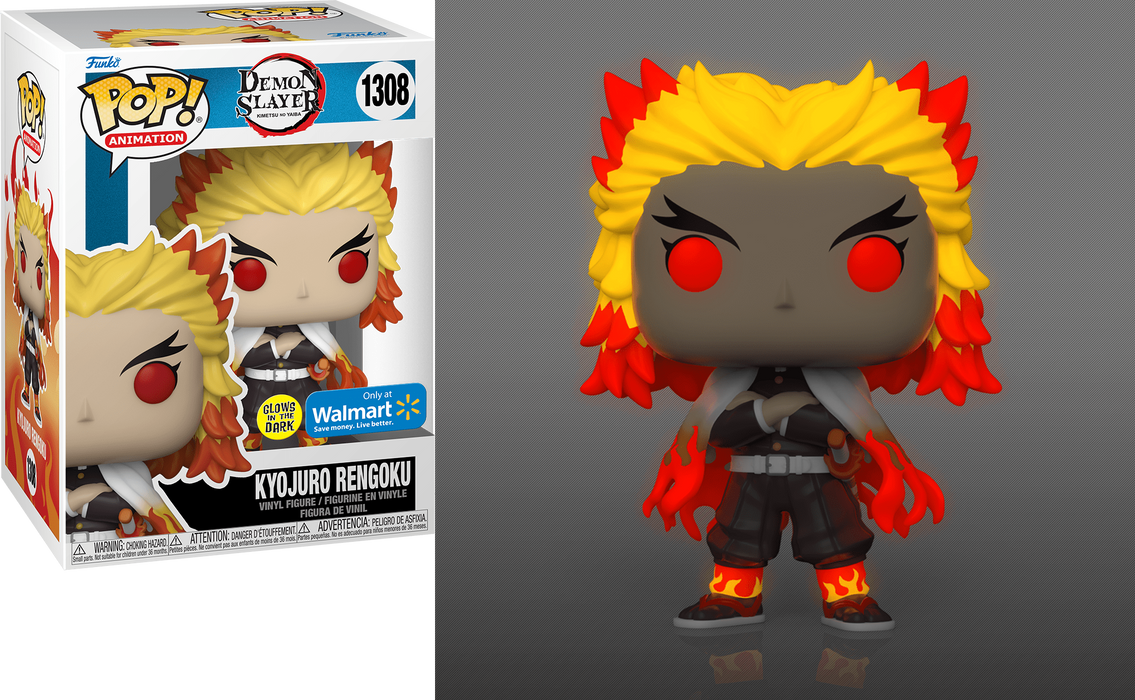 Funko POP! Animation: Demon Slayer - Kyojuro Rengoku (GiTD)(Walmart) #1308