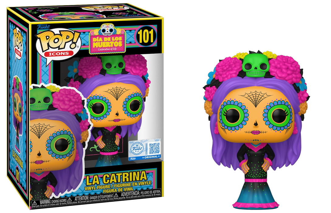 Funko POP! Icons: Dia De Los Muertos - La Catrina (Entertainment Earth/Funko Sticker) #101
