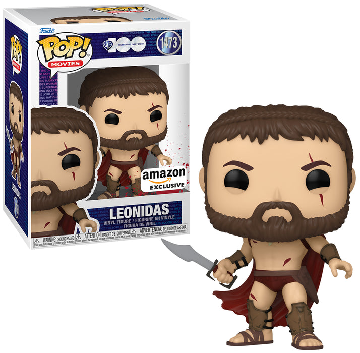 Funko POP! Movies: WB 100th Anniversary - Leonidas [Bloody](Amazon) #1473