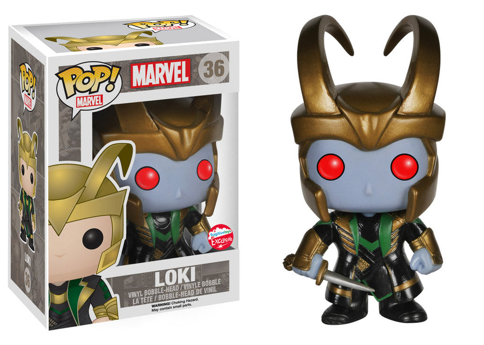 Funko POP! Marvel: Loki (Fugitive Toys)(Damaged Box) #36