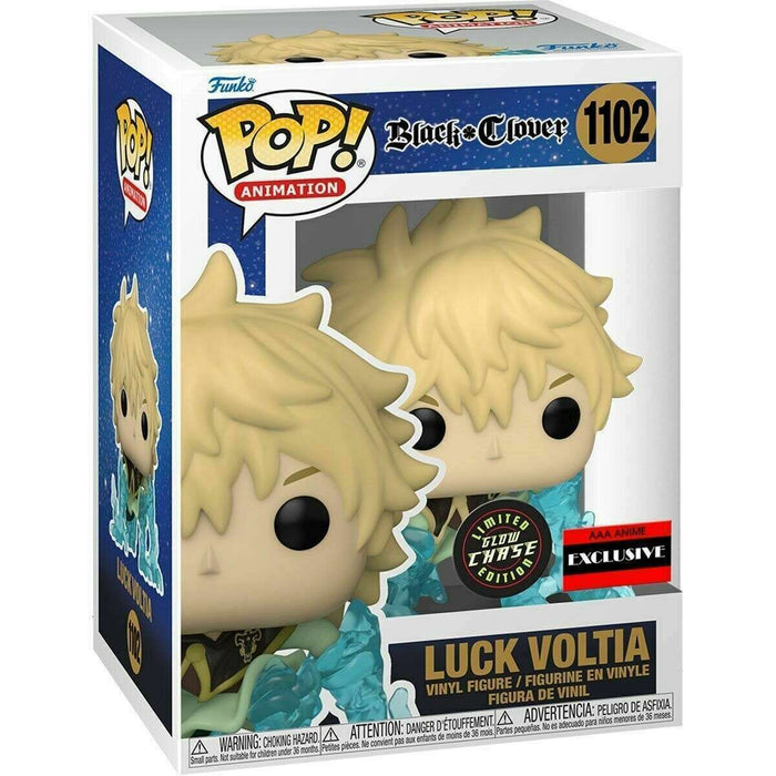 Funko POP! Animation: Black Clover - Luck Voltia (CHASE)(AAA Exclusive) #1102