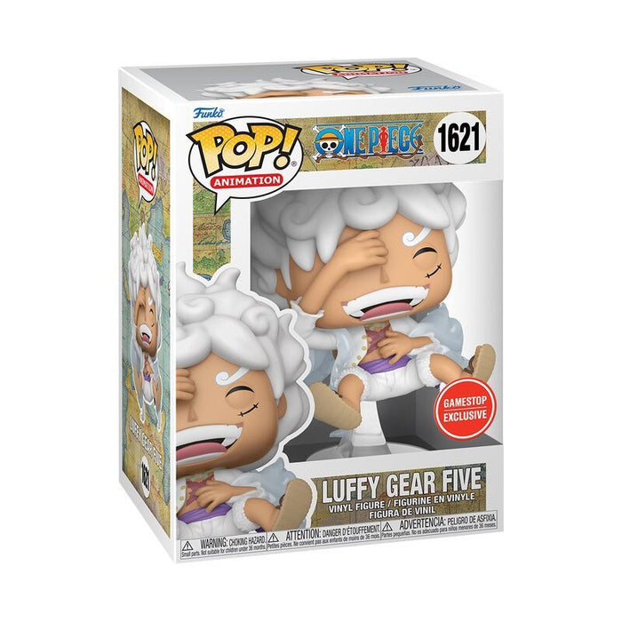 Funko POP! Animation: One Piece - Luffy Gear Five [Laughing] (GameStop)(Damaged Box) #1621