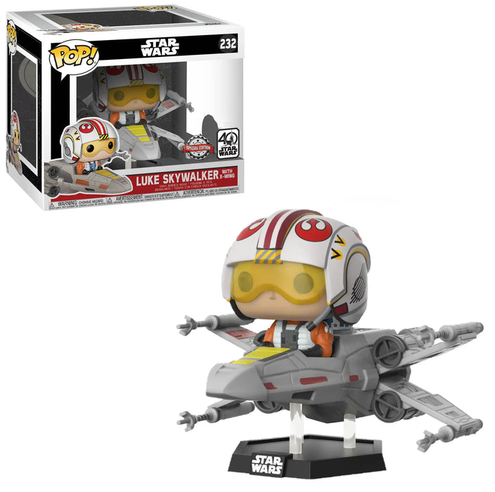Funko POP! Star Wars: Luke Skywalker w/ X-Wing (Special Edition)(Damaged Box) #232
