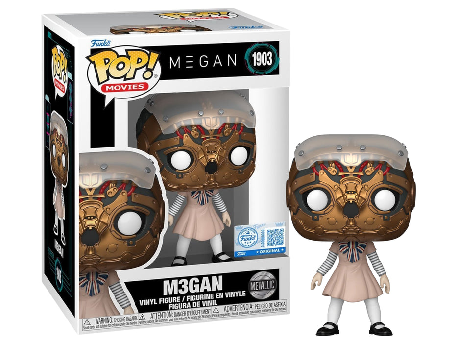 Funko POP! Movies: M3gan [Metallic] (Entertainment Earth/Funko Sticker) #1903