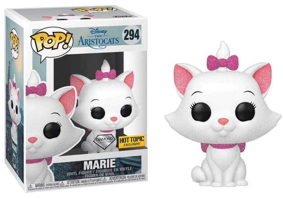 Funko POP! Disney: The Aristocats - Marie (Diamond)(Hot Topic)(Damaged Box) #294