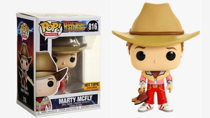 Funko POP! Movies: Back To The Future - Marty Mcfly Cowboy (Hot Topic) #816