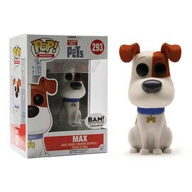 POP! Movies: The Secret Life Of Pets - Max (Flocked)(BAM!)(Damaged Box) #293