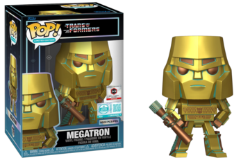 Funko POP! Limited Edition: Transformers - Megatron (Funko Sticker/Chalice)(9500 Pcs)(Damaged Box) #176