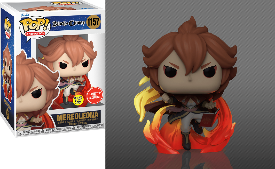 Funko POP! Animation: Black Clover - Mereoleona (GiTD)(GameStop)(Damaged Box)  #1157