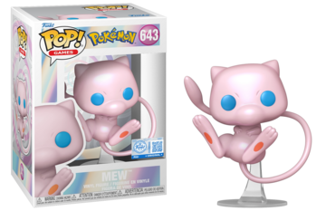Funko POP! Games: Pokemon - Mew (Funko Sticker/ Pokemon Center) #643